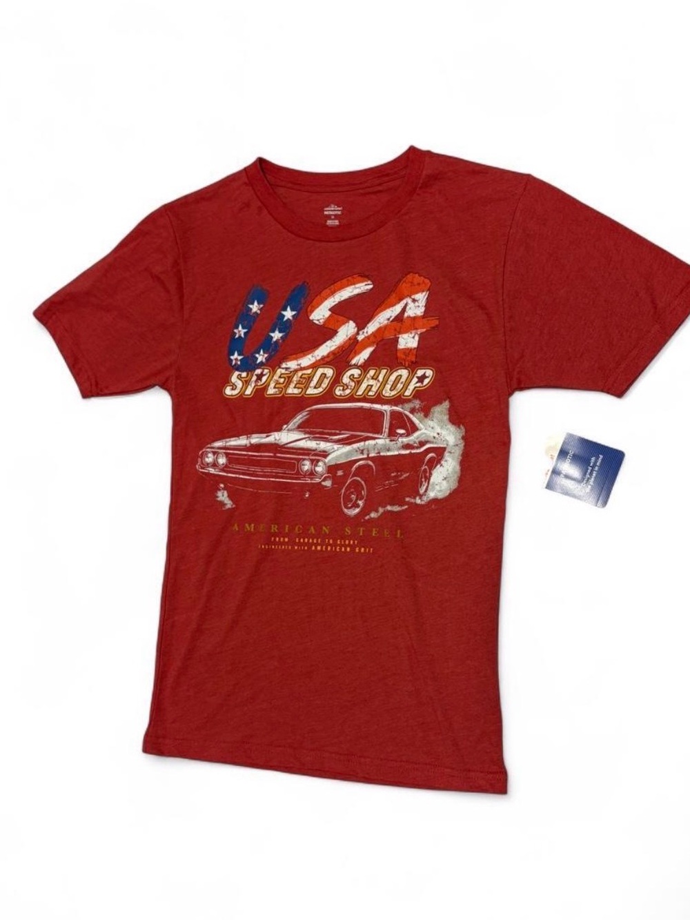 Men's Red Graphic Tee